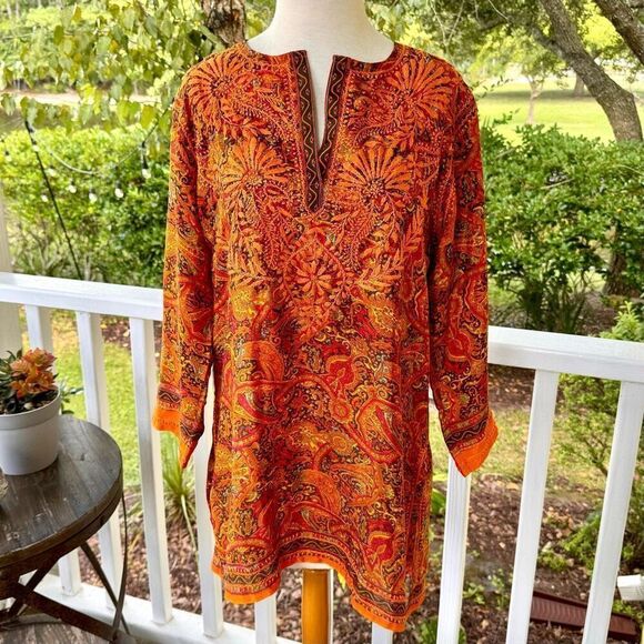 Gretchen Scott Embroidered Tunic Top. Size Small. - Picture 2 of 7